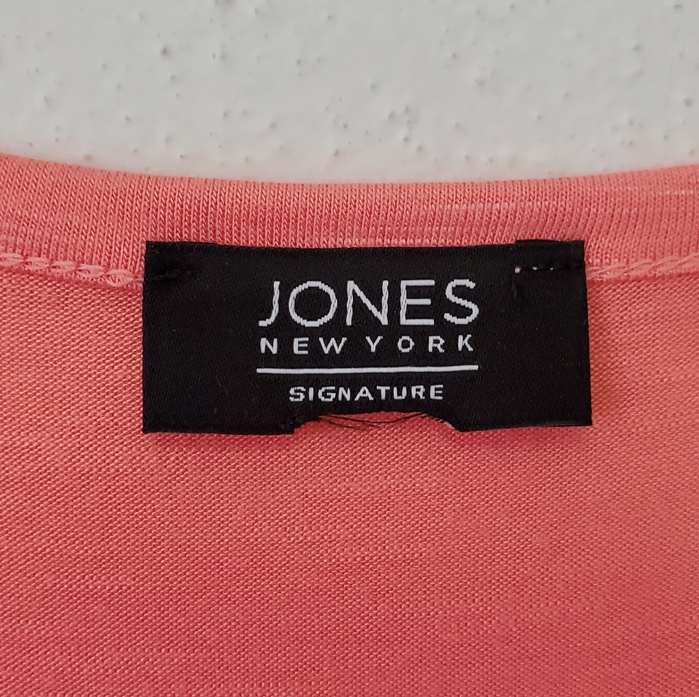 Jones New York/Coral Tunic Top - Picture 2 of 5